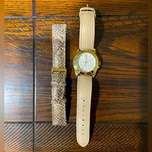 GUESS gold face watch